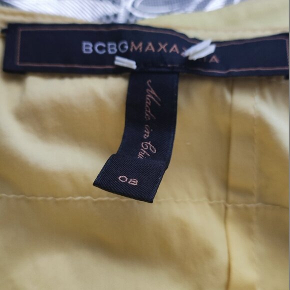 Showstopper Style BCBG Max Azria Backless Layered Halter Dress Pale Lime Sz 8 - Picture 10 of 11